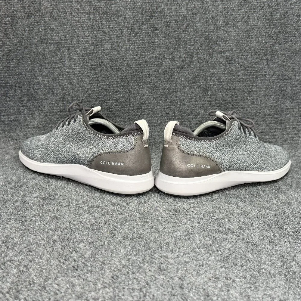 Cole Haan Grand Pluss Essex Distance Knit Oxford Men Size 10.5 Nimbus Cloud Grey